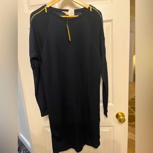 Michael Kors Navy Longsleeve Dress Size M NWT